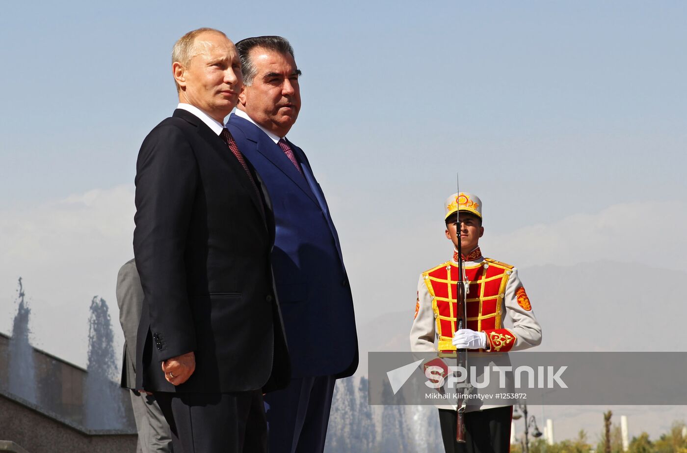 President Vladimir Putin on official visit to Tajikistan