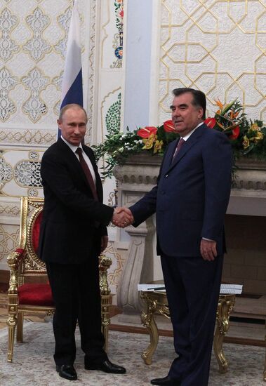 President Vladimir Putin on official visit to Tajikistan