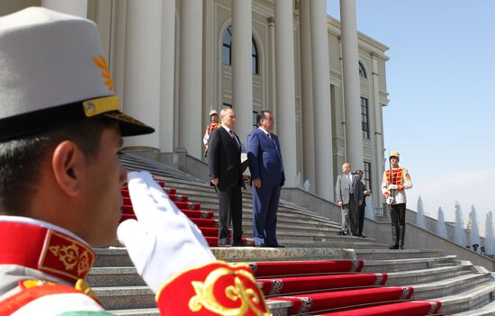 President Vladimir Putins on official visit to Tajikistan