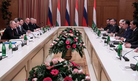 President Vladimir Putin on official visit to Tajikistan