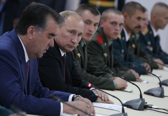 Russian President Vladimir Putin's official visit to Tajikistan