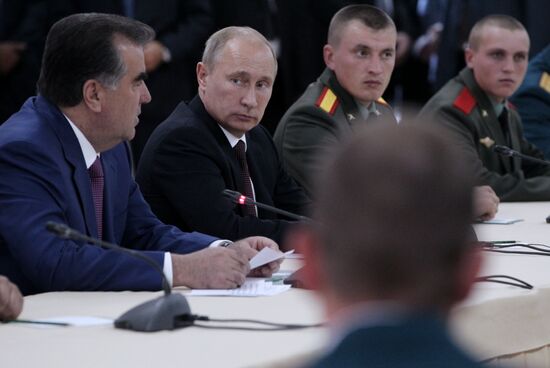 Russian President Vladimir Putin's official visit to Tajikistan