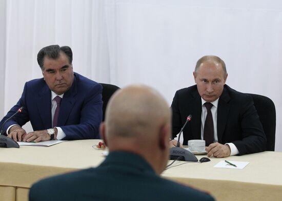 Russian President Vladimir Putin's official visit to Tajikistan