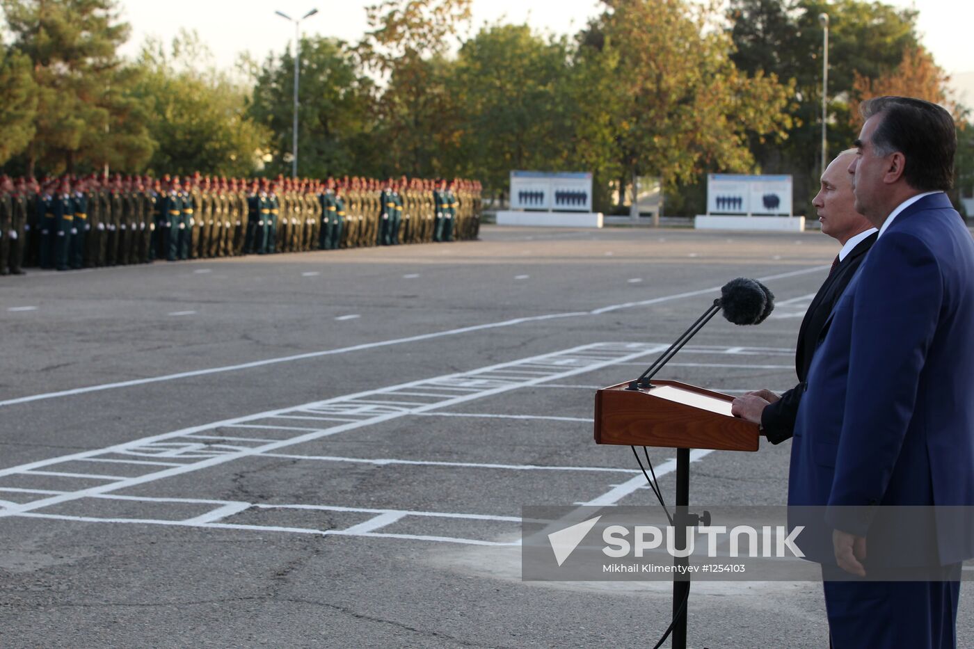 Russian President Vladimir Putin's official visit to Tajikistan