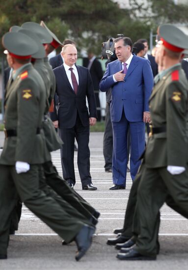 Russian President Vladimir Putin's official visit to Tajikistan