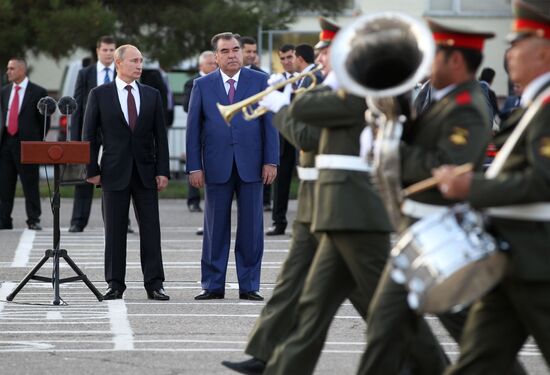 Russian President Vladimir Putin's official visit to Tajikistan