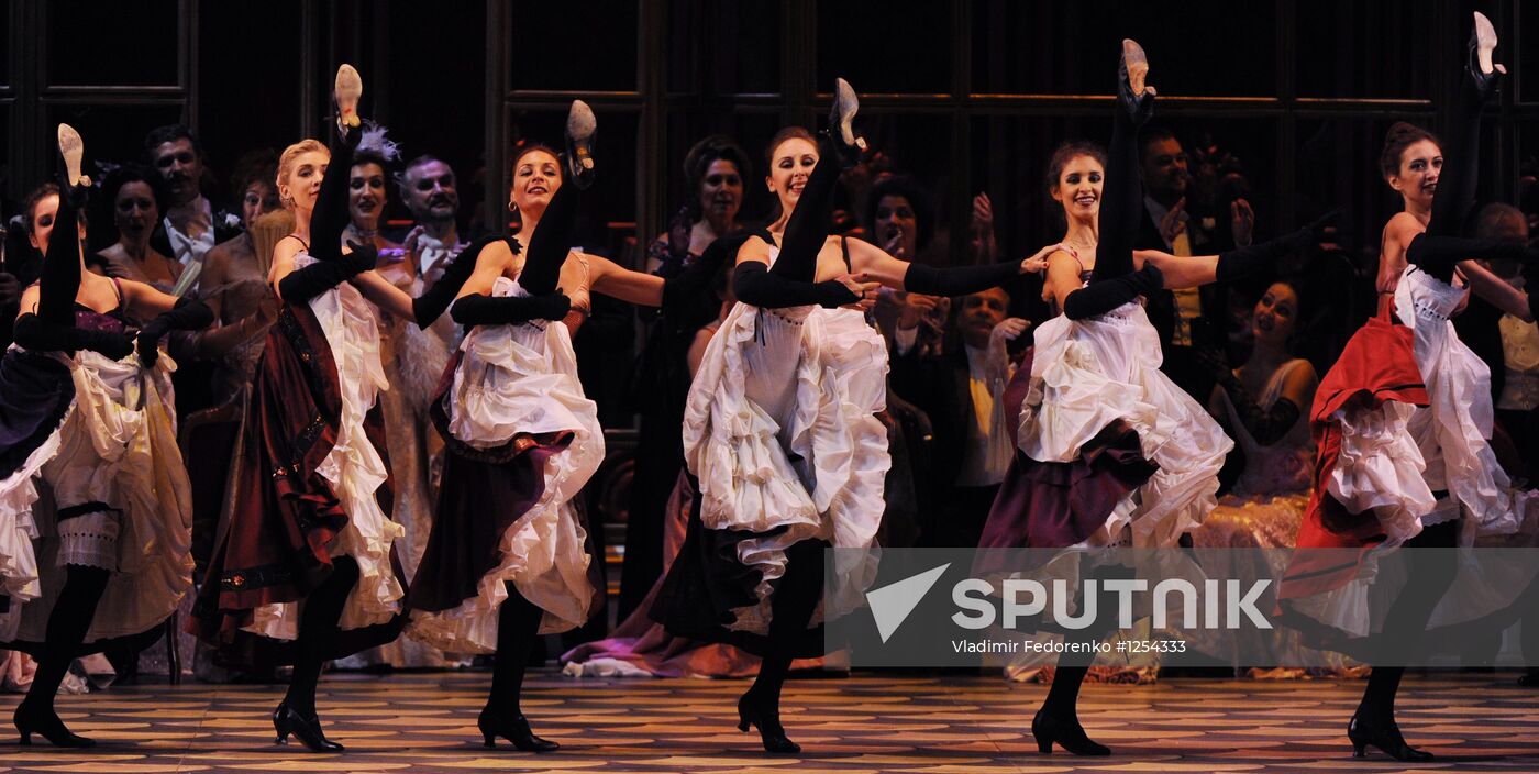 La Traviata opera's run-through at Bolshoi Theater