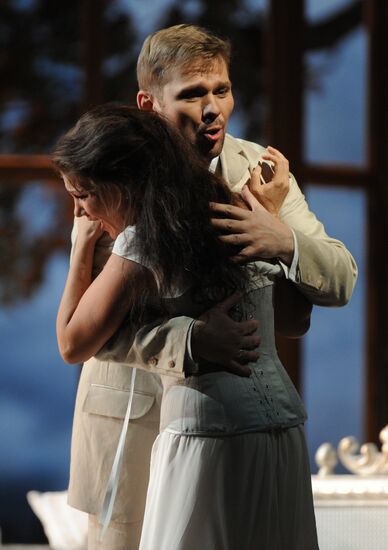 La Traviata opera's run-through at Bolshoi Theater