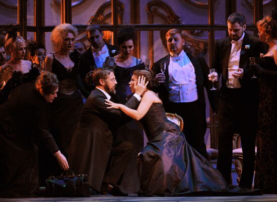 La Traviata opera's run-through at Bolshoi Theater