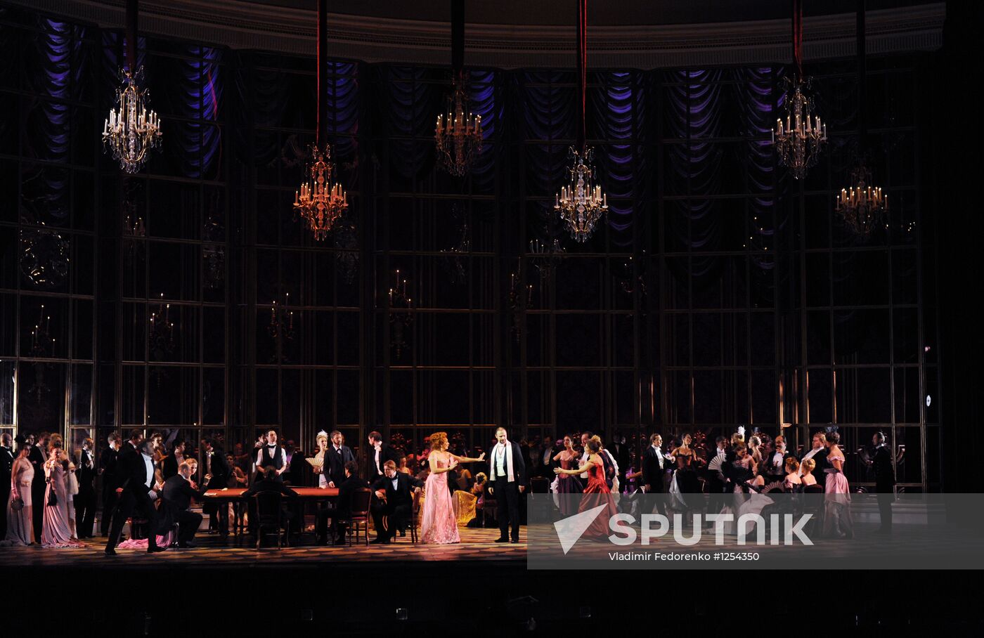 La Traviata opera's run-through at Bolshoi Theater