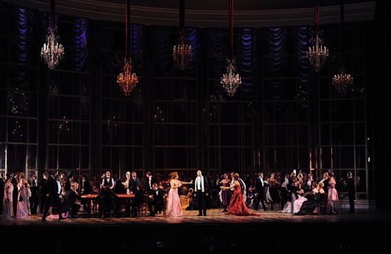 La Traviata opera's run-through at Bolshoi Theater