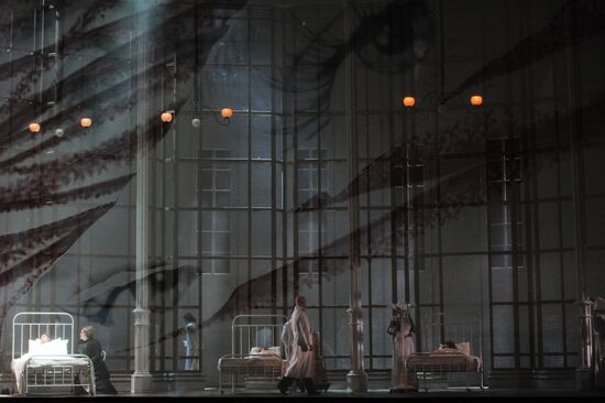 La Traviata opera's run-through at Bolshoi Theater