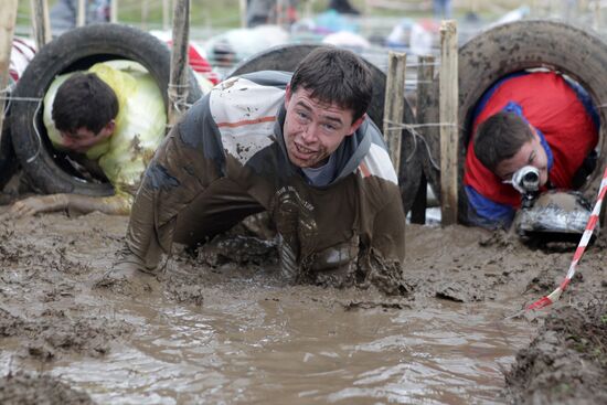 "Dirty Run 2012" competition in Kazan