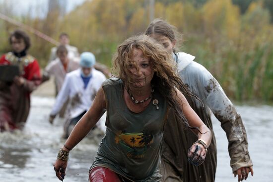 "Dirty Run 2012" competition in Kazan