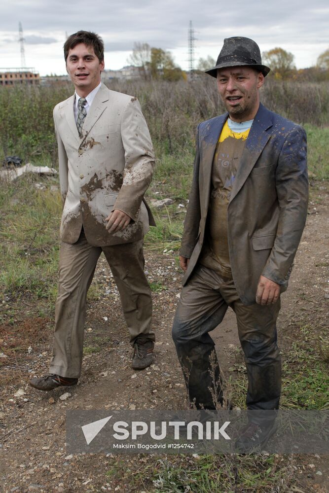 "Dirty Run 2012" competition in Kazan