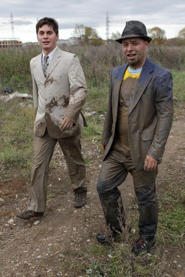 "Dirty Run 2012" competition in Kazan