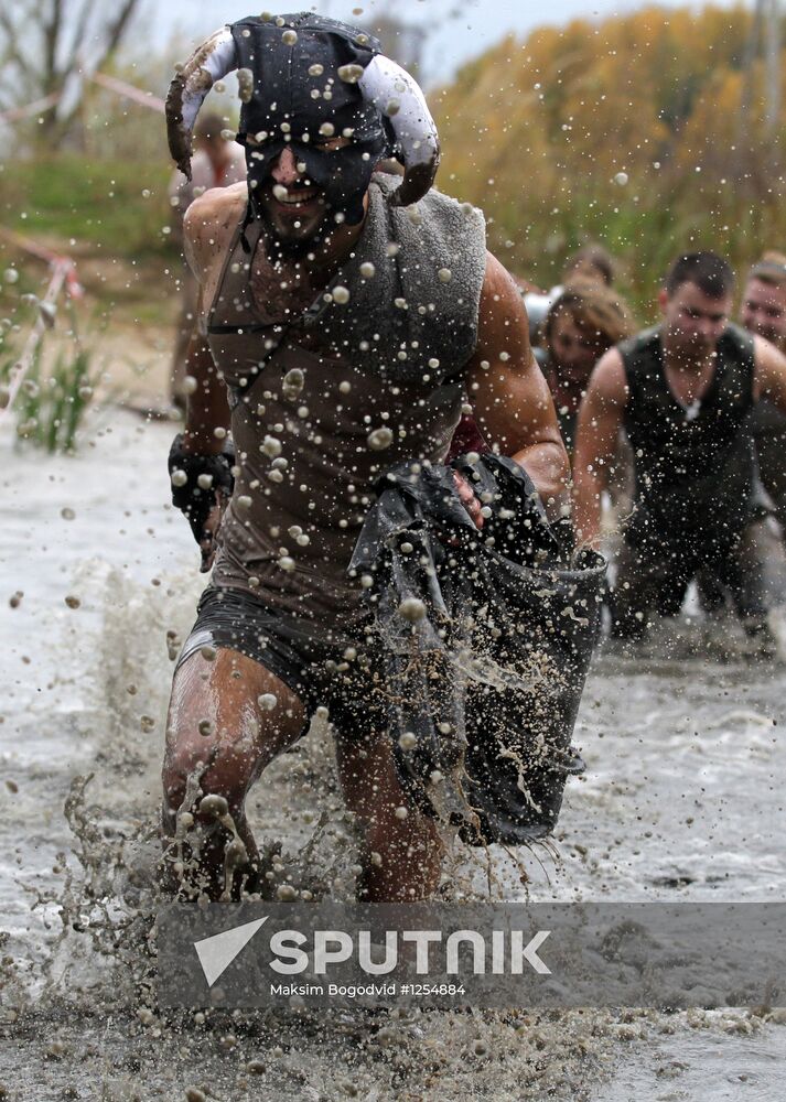 "Dirty Run 2012" competition in Kazan