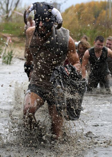 "Dirty Run 2012" competition in Kazan