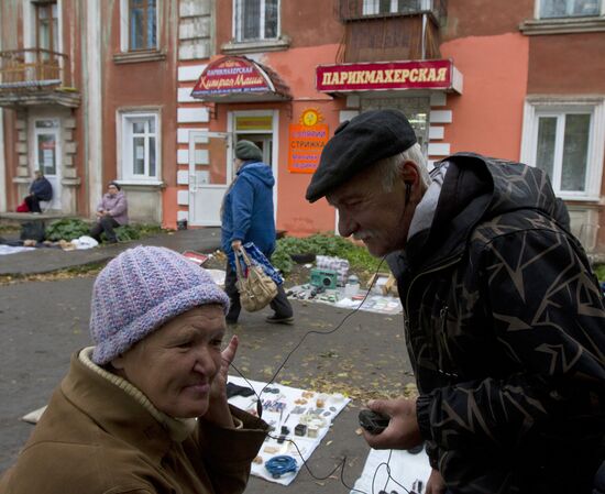 Khitry market in Omsk