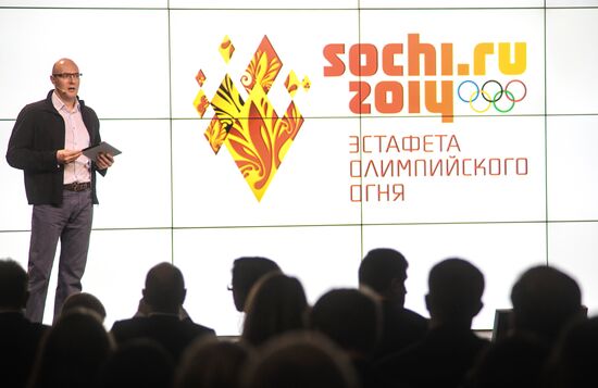 Presentation of the Olympic torch relay route for Sochi-2014