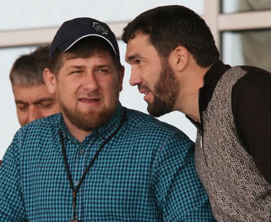 Horse races honoring the birthday of Vladimir Putin in Chechnya