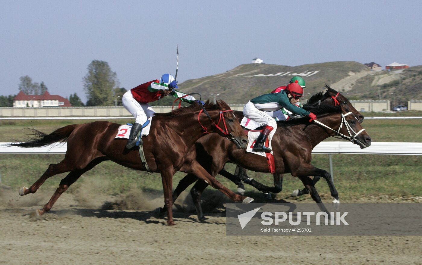 Horse races honoring the birthday of Vladimir Putin in Chechnya