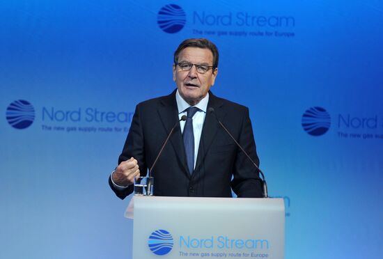 Launch of second section of Nord Stream gas pipeline