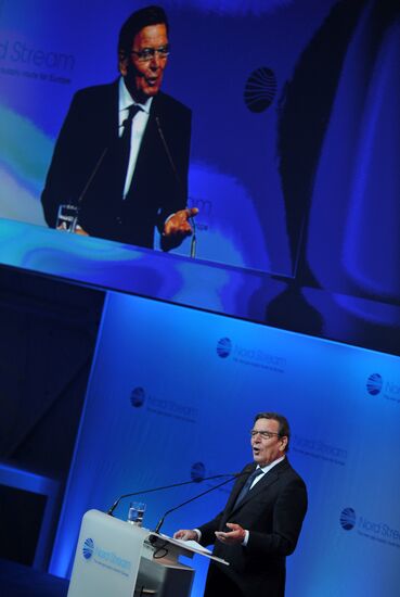 Launch of second section of Nord Stream gas pipeline