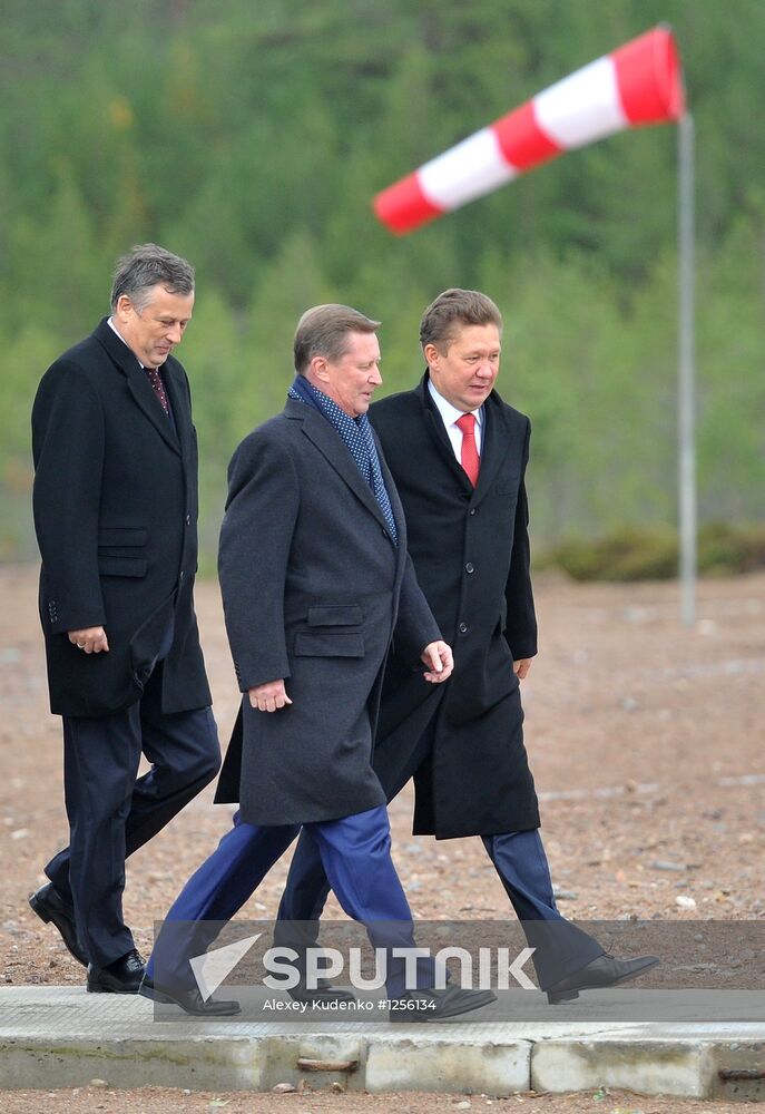 Launch of second section of Nord Stream gas pipeline