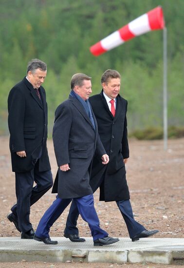 Launch of second section of Nord Stream gas pipeline