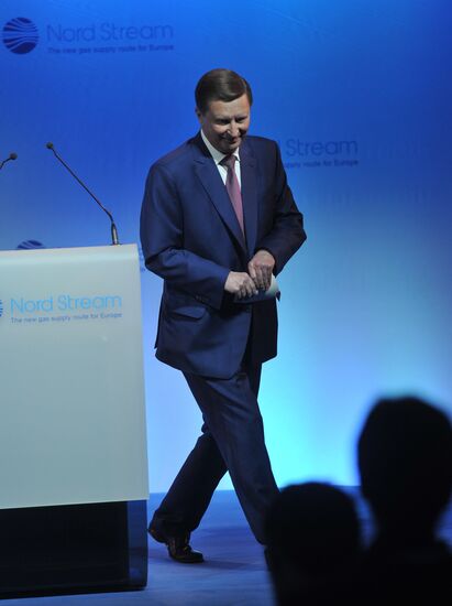 Launch of second section of Nord Stream gas pipeline