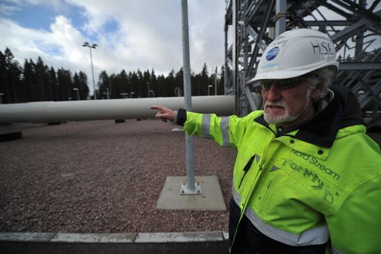 Launch of second section of Nord Stream gas pipeline