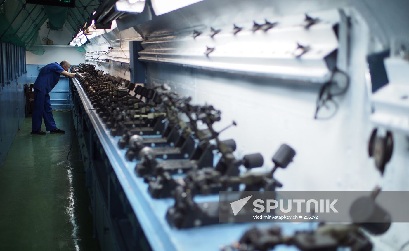 Work of the Kristall diamond factory in Smolensk