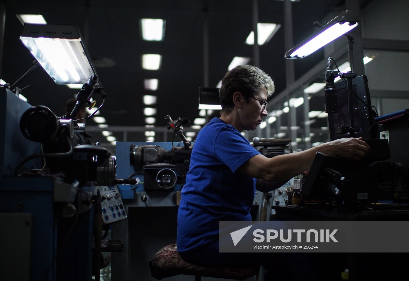 Work of the Kristall diamond factory in Smolensk