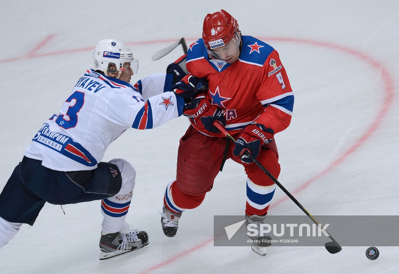 KHL. CSKA Moscow vs. SKA St. Petersburg