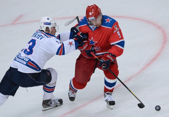 KHL. CSKA Moscow vs. SKA St. Petersburg