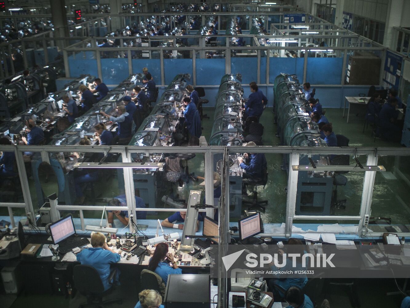 Work of the Kristall diamond factory in Smolensk