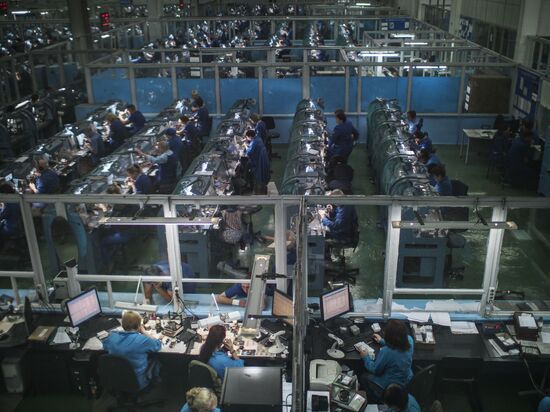 Work of the Kristall diamond factory in Smolensk