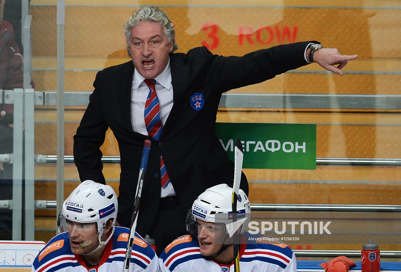 KHL. CSKA Moscow vs. SKA St. Petersburg