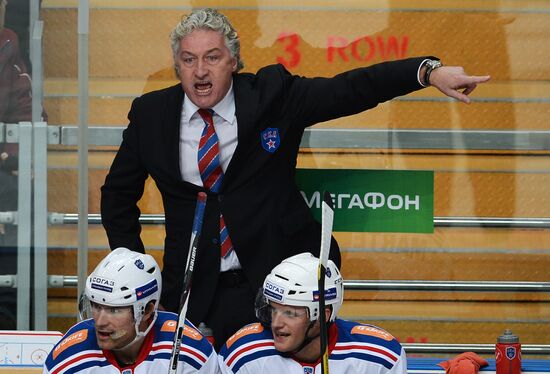 KHL. CSKA Moscow vs. SKA St. Petersburg