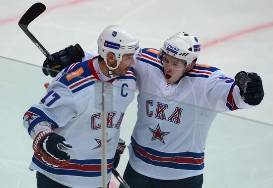 KHL. CSKA Moscow vs. SKA St. Petersburg