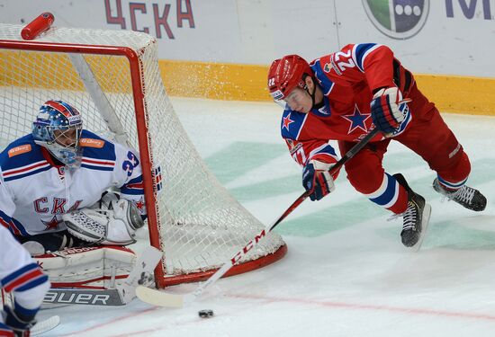 KHL. CSKA Moscow vs. SKA St. Petersburg