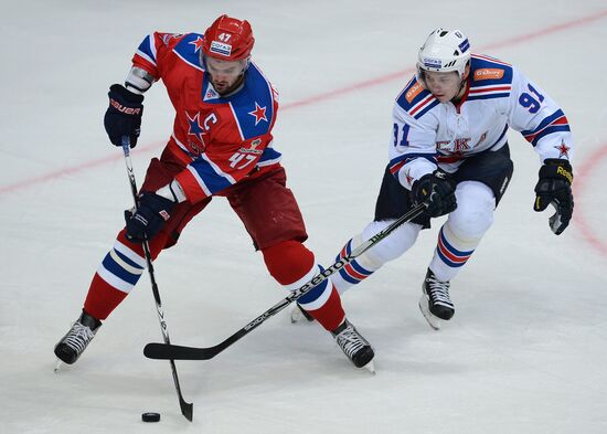 KHL. CSKA Moscow vs. SKA St. Petersburg
