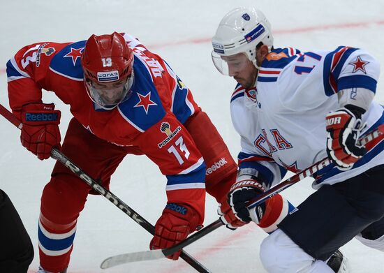 KHL. CSKA Moscow vs. SKA St. Petersburg