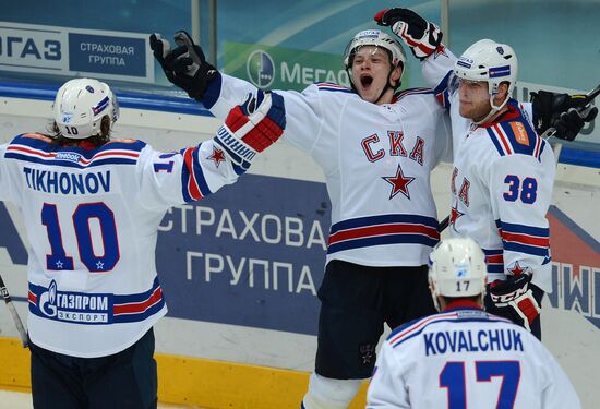 KHL. CSKA Moscow vs. SKA St. Petersburg