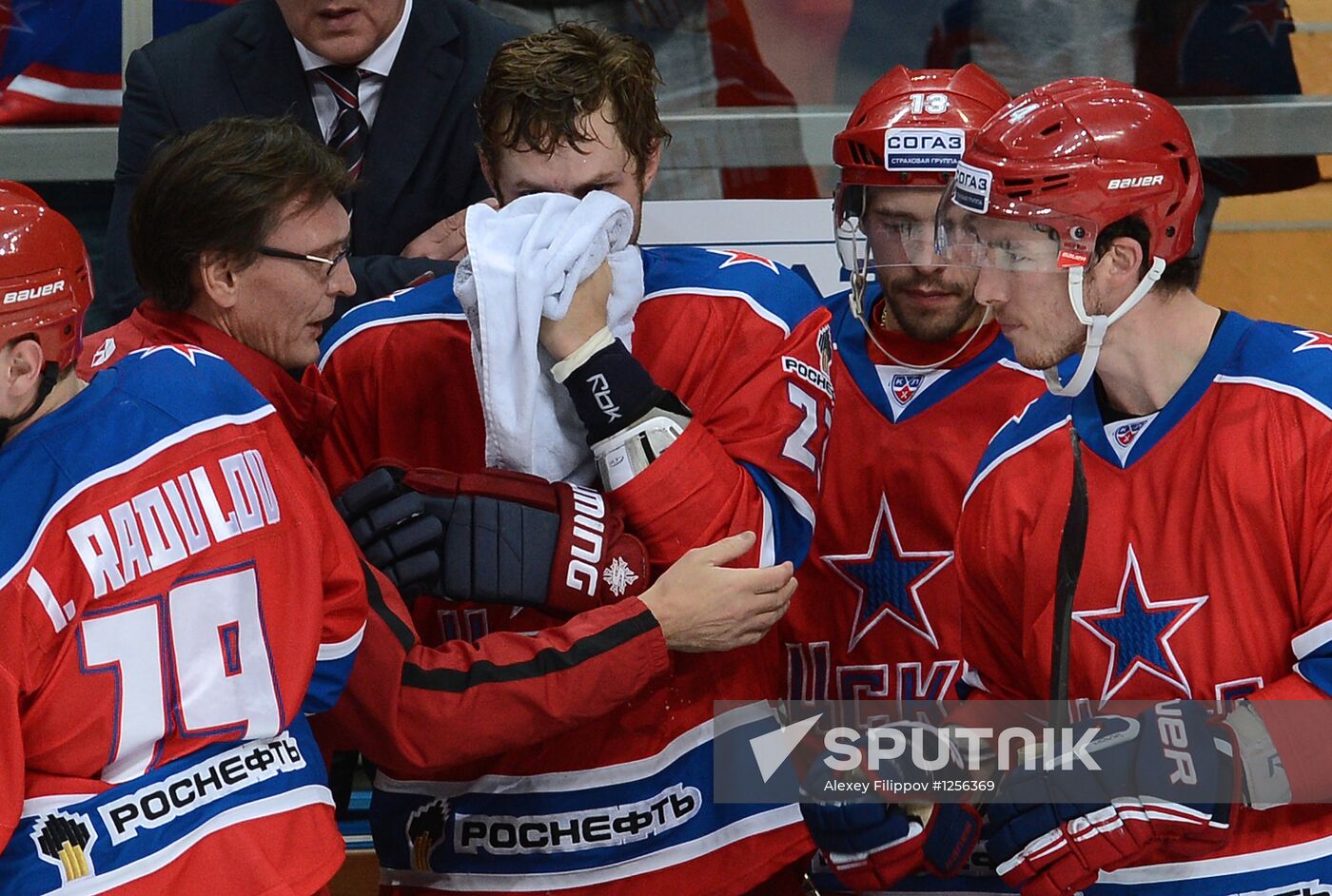 KHL. CSKA Moscow vs. SKA St. Petersburg