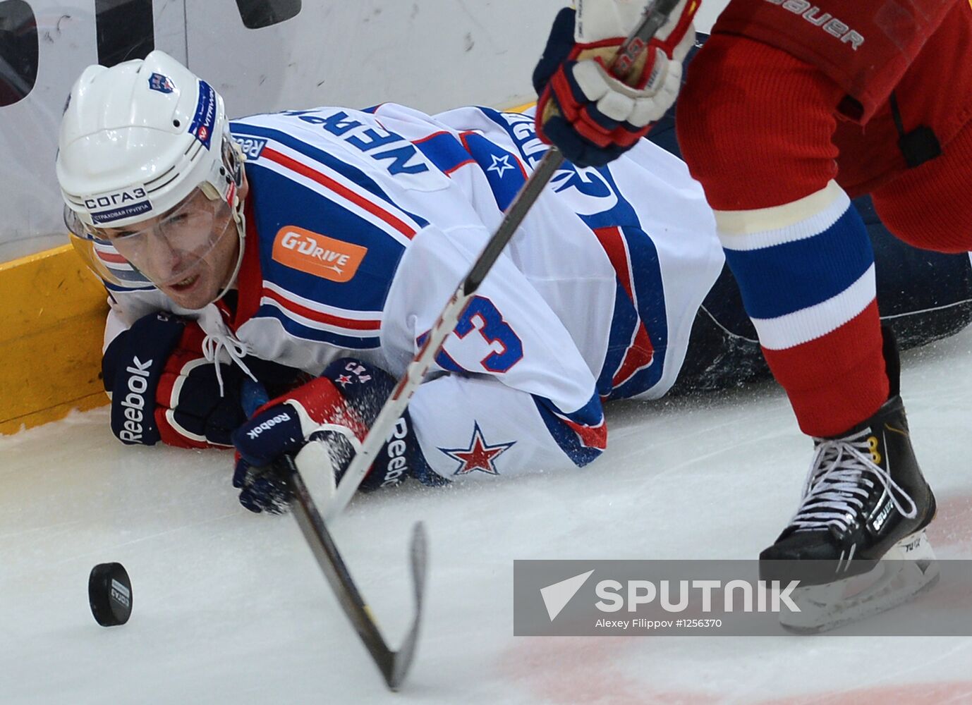 KHL. CSKA Moscow vs. SKA St. Petersburg