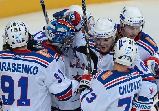 KHL. CSKA Moscow vs. SKA St. Petersburg