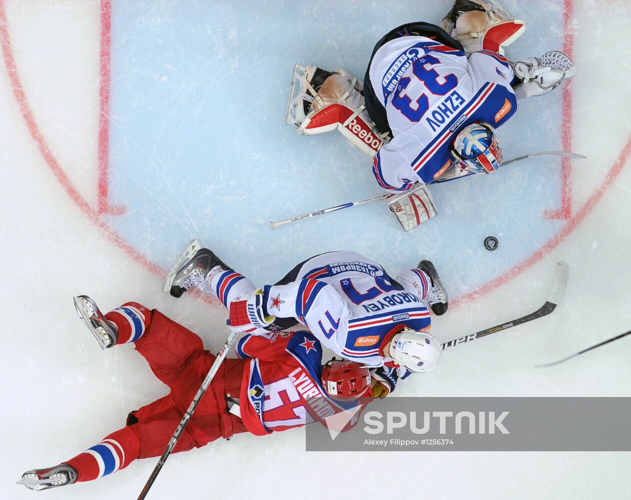 KHL. CSKA Moscow vs. SKA St. Petersburg