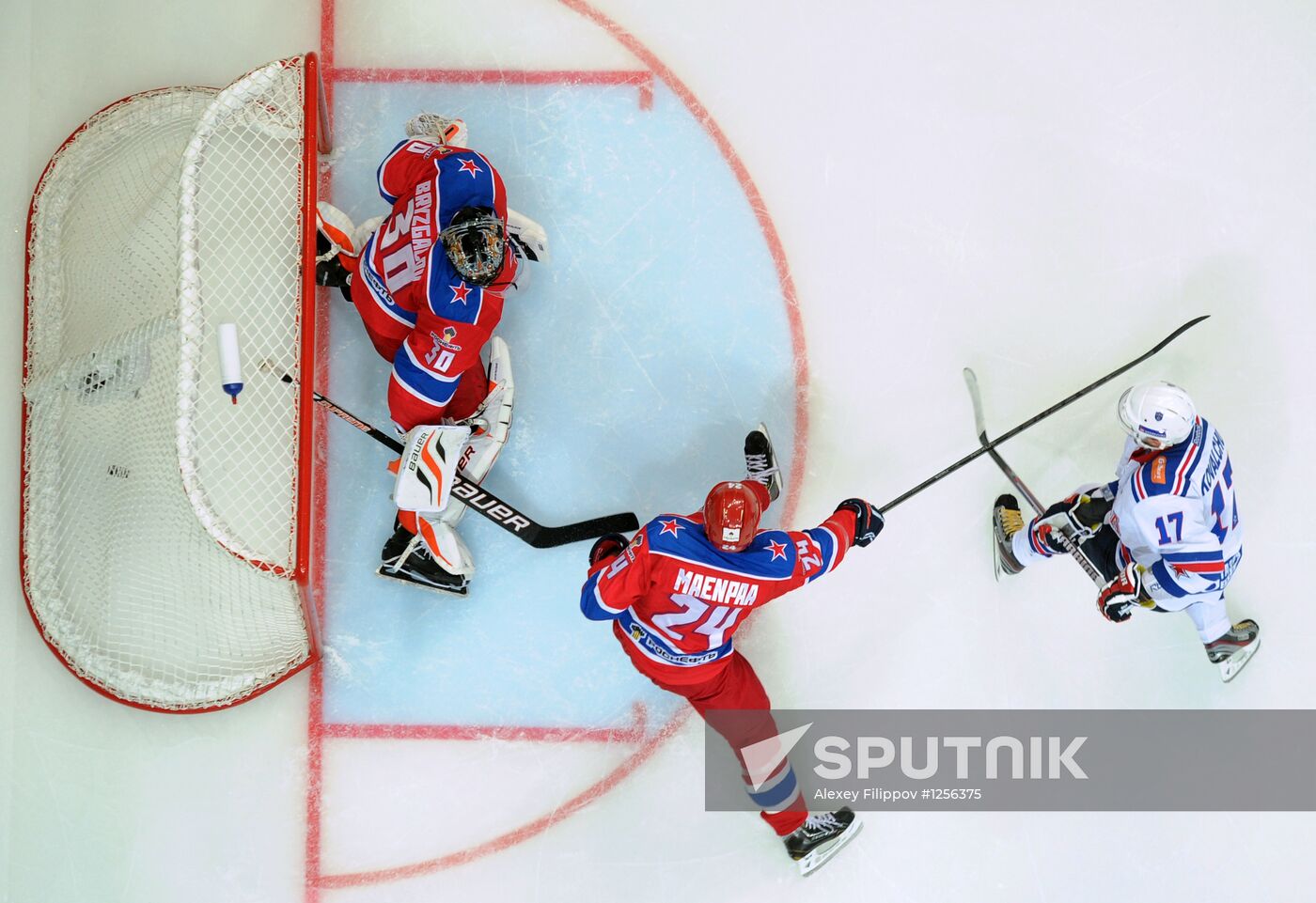 KHL. CSKA Moscow vs. SKA St. Petersburg